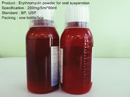 Bir şişe / kutu Oral Süspansiyon için Eritromisin Tozu, Oral İlaçlar