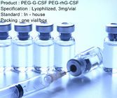 6mg Rekombinant İnsan PEG-G-CSF PEG-rhG-CSF Enjeksiyon Pegfilgrastim