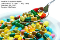 Carvedilol Tabletler 6.25mg, 12.5mg, 25mg Oral İlaçlar