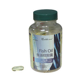 Sağlık Gıda Yumuşak Kap Balık Yağı Takviyeleri Balık Yağı Softgels DHA + EPA 1g / hap