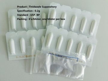 Vajinal için 0.2 g Tinidazol Fitil İlaçları Nitroimidazol Antimikrobiyal