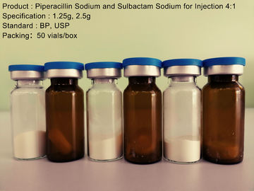 1.25g 2.5g Kuru Toz Piperasilin Sodyum / Sulbaktam Sodyum Enjeksiyonu