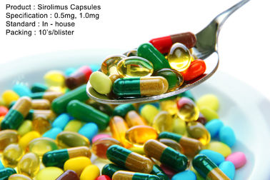 Sirolimus Kapsülleri 0.5mg, 1.0mg Oral İlaçlar