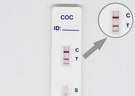 CE Belgeli Yüksek Hassasiyetli Patolojik Analiz Ekipmanları İdrar Hızlı COC Kötüye Kullanım Test Kiti