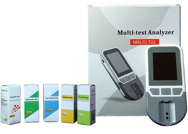 Lipid İzleme Glikoz Test Ölçer / Kan Şekeri Cihazları 135mm * 60mm * 25mm