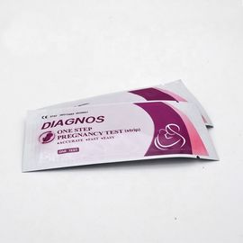 Tıbbi Tanı Patolojik Analiz Ekipmanları Gebelik İçin Hızlı Test Şeridi% 99 Doğruluk