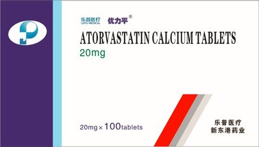 Hipolipidemik Oral Tıp / Atorvastatin Kalsiyum Tabletleri 10mg 20mg 10x3 10x10