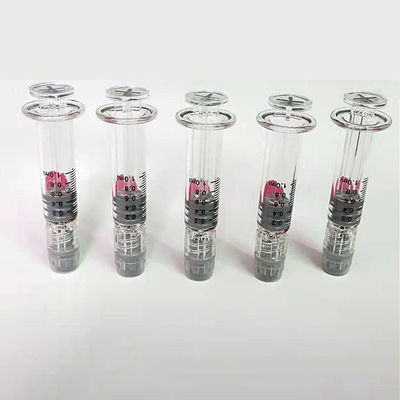 Luer Lock Cbd Yağı İçin Yeniden Doldurulmuş 0.5ml 1ml Tek Kullanımlık Cam Şırınga